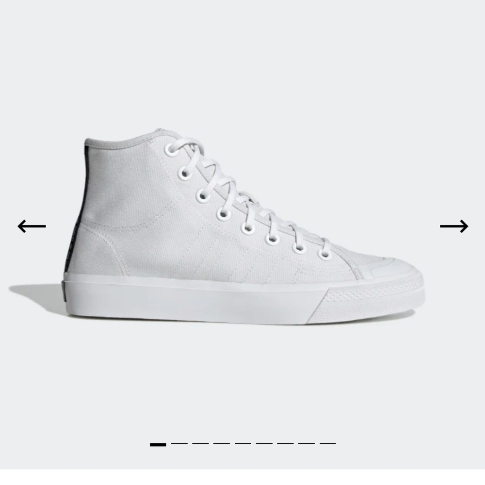 Adidas Nissa High Tops White men's size 7 women 9 (eu 40) - feels like 8.5